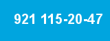 921 115-20-47 921 115-20-47